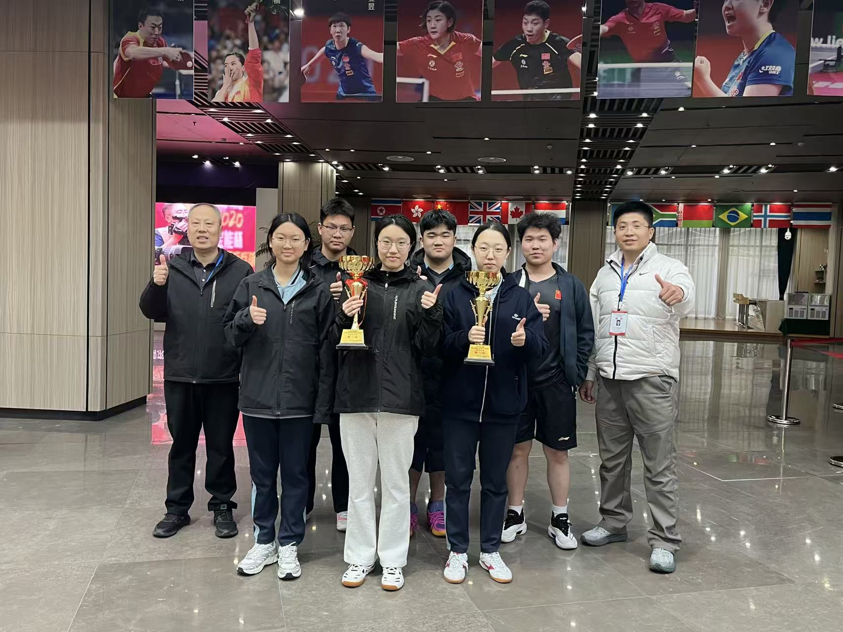 我校乒乓球队在市体育联赛中再创佳绩！